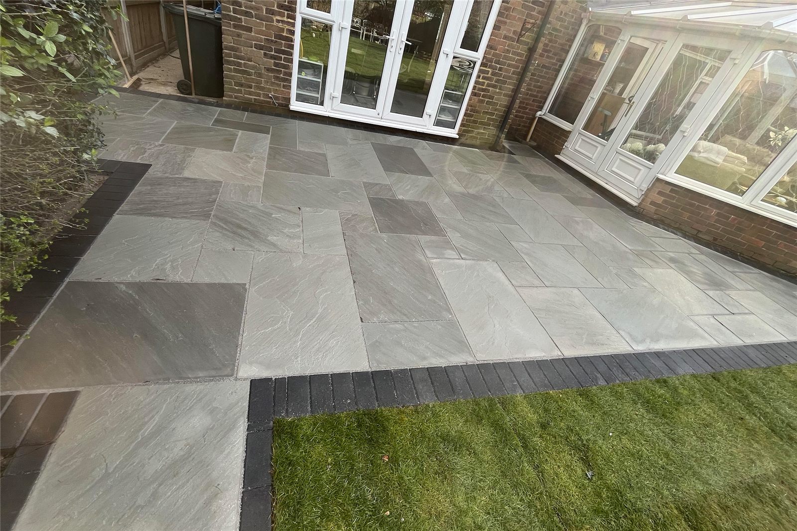 Natural Stone Patio in Upminster &ndash; completed by Deal Direct Landscaping
