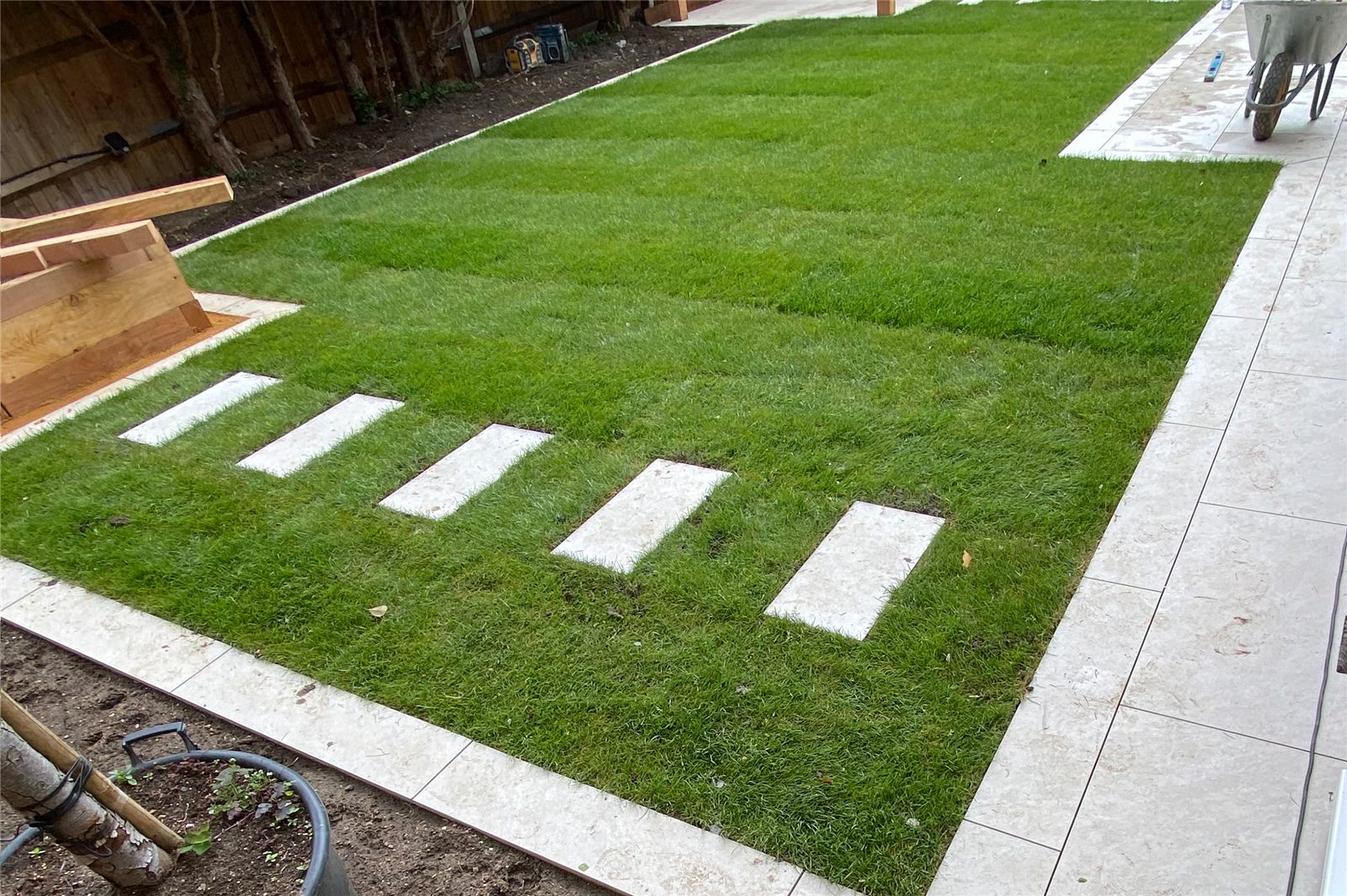 Artificial Grass Lawn in Brentwood &ndash; completed by Deal Direct Landscaping